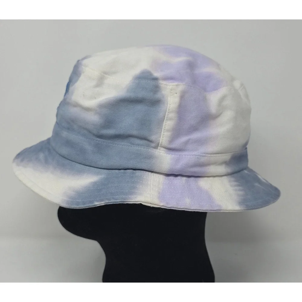 Adidas Bucket Hat Blue Purple Tie Dye 7 1/4 Aeroready Cotton Adult Unisex